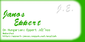 janos eppert business card